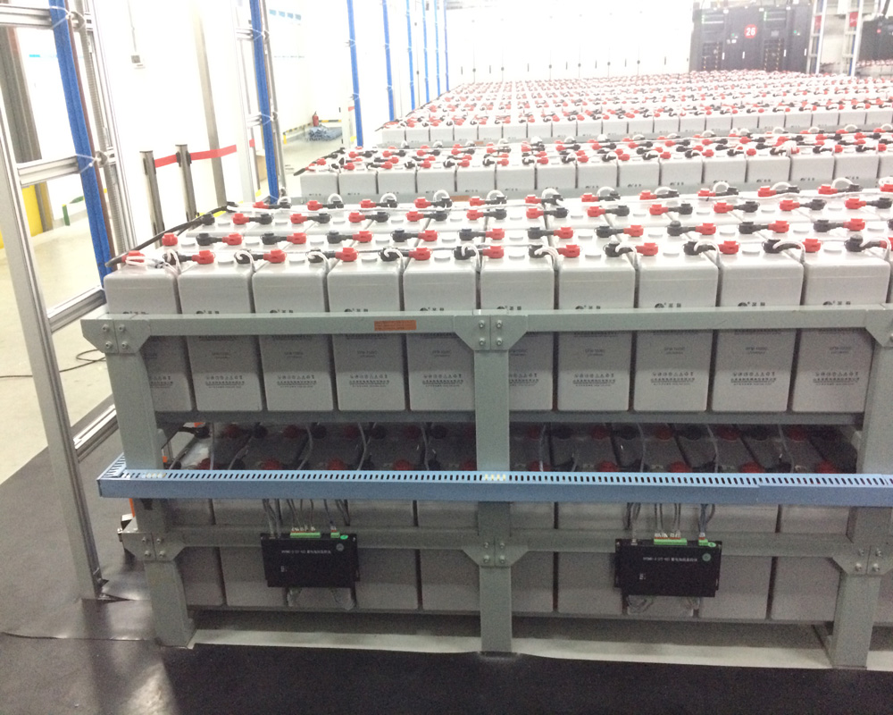 蓄電池監測系統現場安裝情況